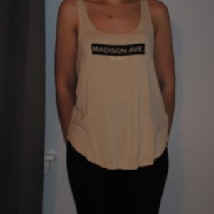 Forever 21 Graphic Razor Back Tank Top